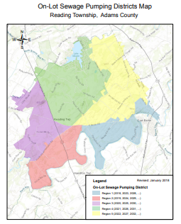 Image of Reading Township Sewage Pumping Map